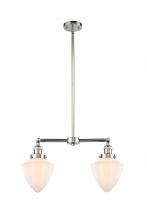 Innovations Lighting 209-PN-G661-7 - Bullet - 2 Light - 24 inch - Polished Nickel - Stem Hung - Adjustable Island Light