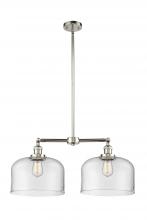 Innovations Lighting 209-PN-G72-L - Bell - 2 Light - 21 inch - Polished Nickel - Stem Hung - Adjustable Island Light