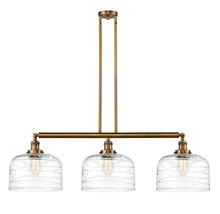Innovations Lighting 213-BB-G713-L - Bell - 3 Light - 42 inch - Brushed Brass - Stem Hung - Adjustable Island Light