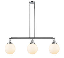 Innovations Lighting 213-PC-G201-8 - Beacon - 3 Light - 41 inch - Polished Chrome - Stem Hung - Adjustable Island Light