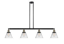 Innovations Lighting 214-BAB-G42 - Cone - 4 Light - 52 inch - Black Antique Brass - Stem Hung - Adjustable Island Light