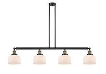 Innovations Lighting 214-BAB-G71 - Bell - 4 Light - 53 inch - Black Antique Brass - Stem Hung - Adjustable Island Light