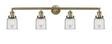 Innovations Lighting 215-AB-G52 - Bell - 4 Light - 42 inch - Antique Brass - Adjustable Bath Vanity Light