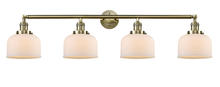Innovations Lighting 215-AB-G71 - Bell - 4 Light - 44 inch - Antique Brass - Adjustable Bath Vanity Light