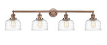 Innovations Lighting 215-AC-G713 - Bell - 4 Light - 44 inch - Antique Copper - Adjustable Bath Vanity Light