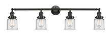 Innovations Lighting 215-OB-G52 - Bell - 4 Light - 42 inch - Oil Rubbed Bronze - Adjustable Bath Vanity Light