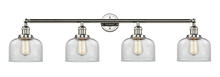Innovations Lighting 215-PN-G72 - Bell - 4 Light - 44 inch - Polished Nickel - Adjustable Bath Vanity Light