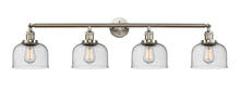 Innovations Lighting 215-SN-G74 - Bell - 4 Light - 44 inch - Brushed Satin Nickel - Adjustable Bath Vanity Light