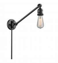  237-BK - Bare Bulb - 1 Light - 5 inch - Matte Black - Swing Arm