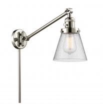 Innovations Lighting 237-PN-G64-LED - Cone - 1 Light - 8 inch - Polished Nickel -Adjustable Swing Arm