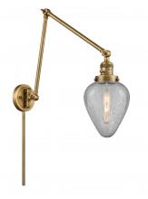 Innovations Lighting 238-BB-G165 - Geneseo - 1 Light - 8 inch - Brushed Brass -Adjustable Swing Arm