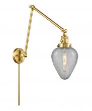 Innovations Lighting 238-SG-G165 - Geneseo - 1 Light - 8 inch - Satin Gold -Adjustable Swing Arm