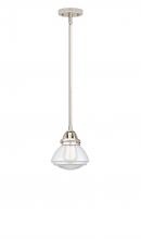 Innovations Lighting 288-1S-PN-G322 - Olean - 1 Light - 7 inch - Polished Nickel - Cord hung - Mini Pendant