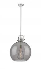  410-1SL-PN-G410-16SM - Newton Sphere - 1 Light - 16 inch - Polished Nickel - Multi Pendant