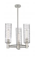  434-3CR-SN-G434-12DE - Crown Point - 3 Light - 18 inch - Satin Nickel - Pendant