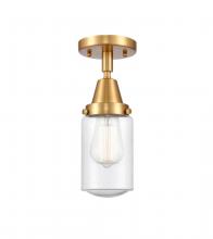  447-1C-SG-G314 - Dover - 1 Light - 5 inch - Satin Gold - Flush Mount