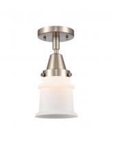  447-1C-SN-G181S - Canton - 1 Light - 6 inch - Brushed Satin Nickel - Flush Mount