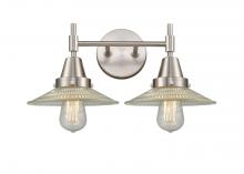 Innovations Lighting 447-2W-SN-G2 - Halophane - 2 Light - 18 inch - Satin Nickel - Bath Vanity Light
