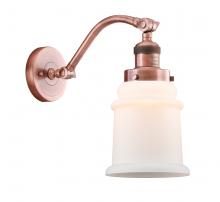  515-1W-AC-G181 - Canton - 1 Light - 6 inch - Antique Copper - Sconce