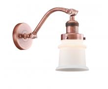  515-1W-AC-G181S - Canton - 1 Light - 7 inch - Antique Copper - Sconce