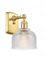 Innovations Lighting 516-1W-SG-G412 - Dayton - 1 Light - 6 inch - Satin Gold - Sconce