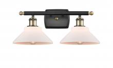 Innovations Lighting 516-2W-BAB-G131 - Orwell - 2 Light - 18 inch - Black Antique Brass - Bath Vanity Light