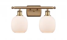  516-2W-BB-G101 - Belfast - 2 Light - 16 inch - Brushed Brass - Bath Vanity Light