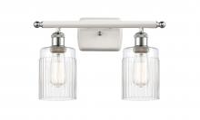 Innovations Lighting 516-2W-WPC-G342 - Hadley - 2 Light - 15 inch - White Polished Chrome - Bath Vanity Light