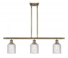 Innovations Lighting 516-3I-AB-G559-5CL - Bridal Veil - 3 Light - 36 inch - Antique Brass - Cord hung - Island Light