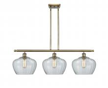 Innovations Lighting 516-3I-AB-G92-L - Fenton - 3 Light - 38 inch - Antique Brass - Cord hung - Island Light