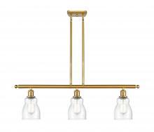 Innovations Lighting 516-3I-SG-G394 - Ellery - 3 Light - 36 inch - Satin Gold - Cord hung - Island Light