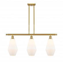 Innovations Lighting 516-3I-SG-G651-7 - Cindyrella - 3 Light - 36 inch - Satin Gold - Cord hung - Island Light