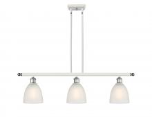 Innovations Lighting 516-3I-WPC-G381 - Castile - 3 Light - 36 inch - White Polished Chrome - Cord hung - Island Light