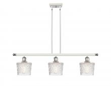 Innovations Lighting 516-3I-WPC-G402 - Niagara - 3 Light - 36 inch - White Polished Chrome - Cord hung - Island Light