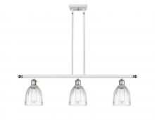 Innovations Lighting 516-3I-WPC-G442 - Brookfield - 3 Light - 36 inch - White Polished Chrome - Cord hung - Island Light