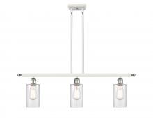 Innovations Lighting 516-3I-WPC-G802 - Clymer - 3 Light - 36 inch - White Polished Chrome - Cord hung - Island Light