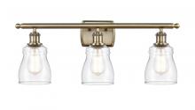  516-3W-AB-G392 - Ellery - 3 Light - 25 inch - Antique Brass - Bath Vanity Light