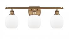  516-3W-BB-G101 - Belfast - 3 Light - 26 inch - Brushed Brass - Bath Vanity Light