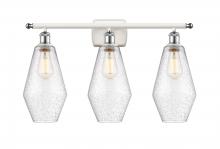 Innovations Lighting 516-3W-WPC-G654-7 - Cindyrella - 3 Light - 27 inch - White Polished Chrome - Bath Vanity Light