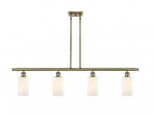  516-4I-AB-G801 - Clymer - 4 Light - 48 inch - Antique Brass - Cord hung - Island Light