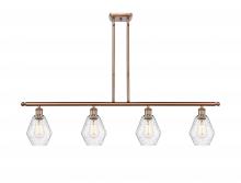 Innovations Lighting 516-4I-AC-G654-6 - Cindyrella - 4 Light - 48 inch - Antique Copper - Cord hung - Island Light