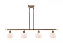  516-4I-BB-G91 - Fenton - 4 Light - 48 inch - Brushed Brass - Cord hung - Island Light