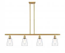  516-4I-SG-G392 - Ellery - 4 Light - 48 inch - Satin Gold - Cord hung - Island Light