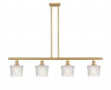 Innovations Lighting 516-4I-SG-G402 - Niagara - 4 Light - 48 inch - Satin Gold - Cord hung - Island Light