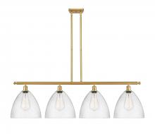 Innovations Lighting 516-4I-SG-GBD-124 - Bristol - 4 Light - 50 inch - Satin Gold - Cord hung - Island Light
