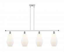 Innovations Lighting 516-4I-WPC-G651-7 - Cindyrella - 4 Light - 48 inch - White Polished Chrome - Cord hung - Island Light
