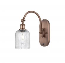 Innovations Lighting 518-1W-AC-G559-5SDY - Bridal Veil - 1 Light - 5 inch - Antique Copper - Adjustable Swing Arm