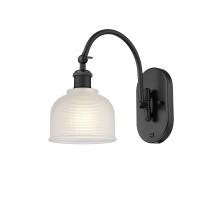 Innovations Lighting 518-1W-BK-G411 - Dayton - 1 Light - 6 inch - Matte Black - Adjustable Swing Arm