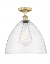  616-1F-BB-GBD-164 - Bristol - 1 Light - 16 inch - Brushed Brass - Semi-Flush Mount