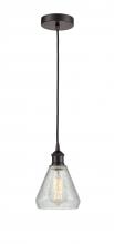  616-1P-OB-G275 - Conesus - 1 Light - 6 inch - Oil Rubbed Bronze - Cord hung - Mini Pendant